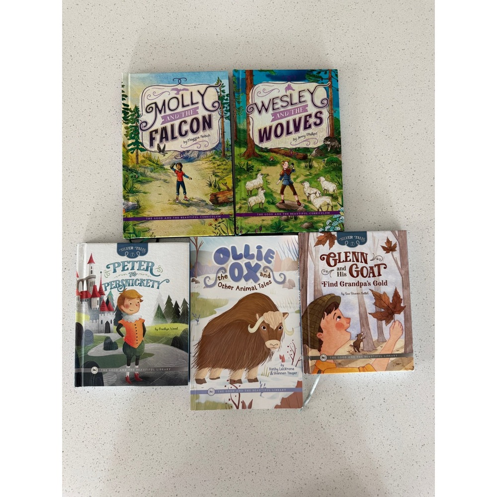 The Good and the Beautiful Level 2 Book Lot Molly Wesley Peter Ollie Glenn 5pk